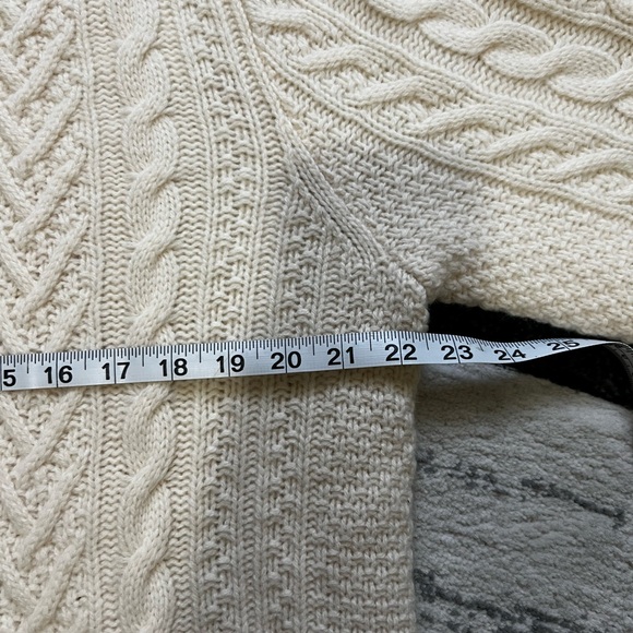 Polo Ralph Lauren Ivory Cable Knit Sweater - Picture 6 of 7